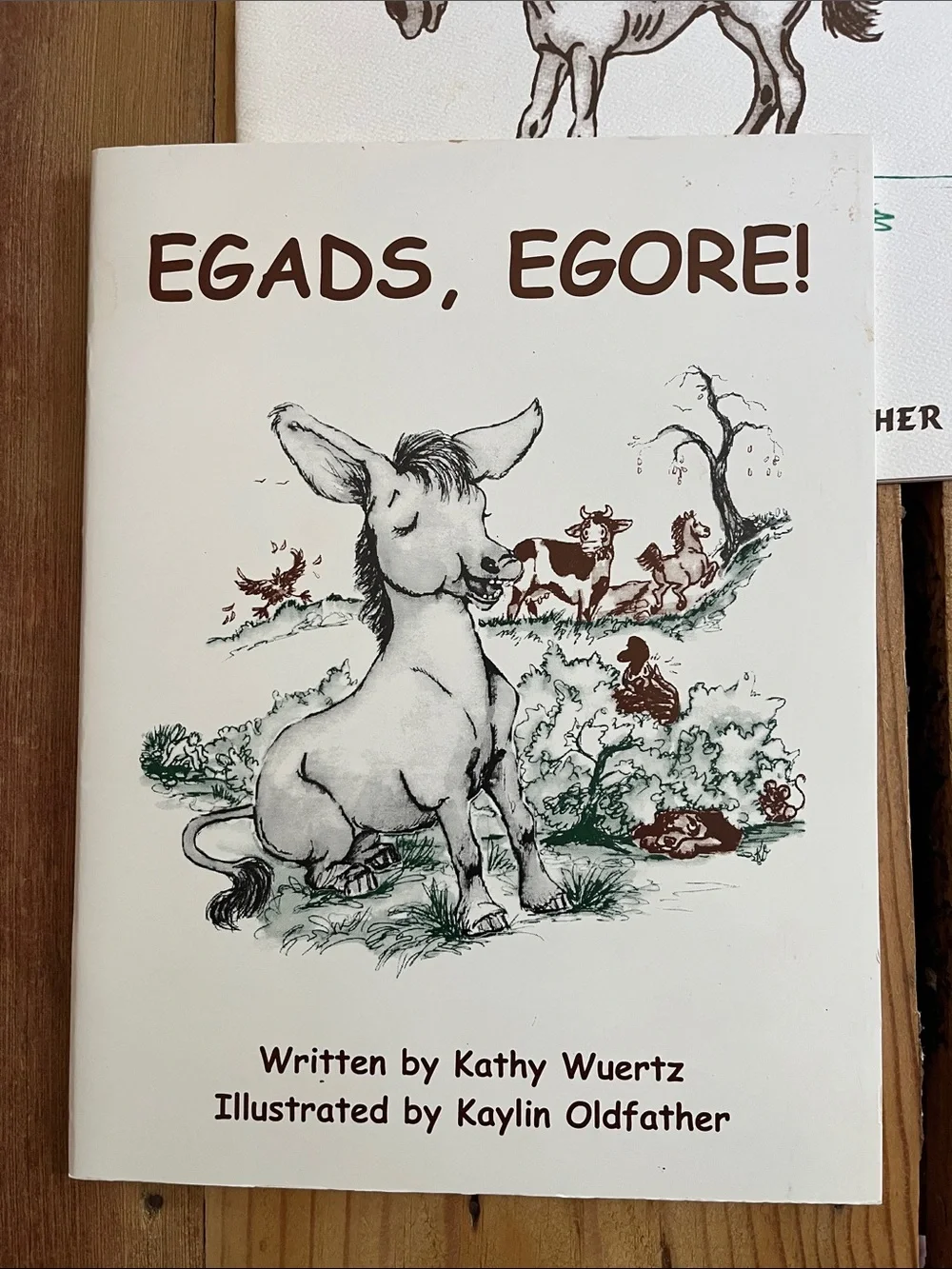 Set/5 Wuertz Farm SC Books Red Hen Press Donkey Chicken Children's Stories